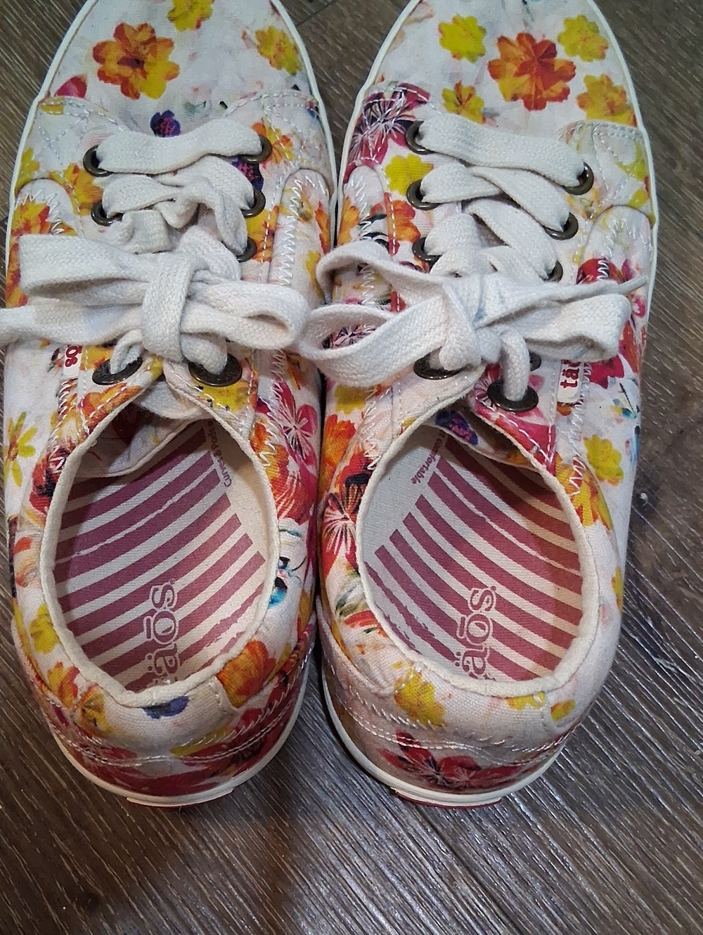 Taos Footwear Star Floral Multicolor Size 6 - Picture 5 of 9